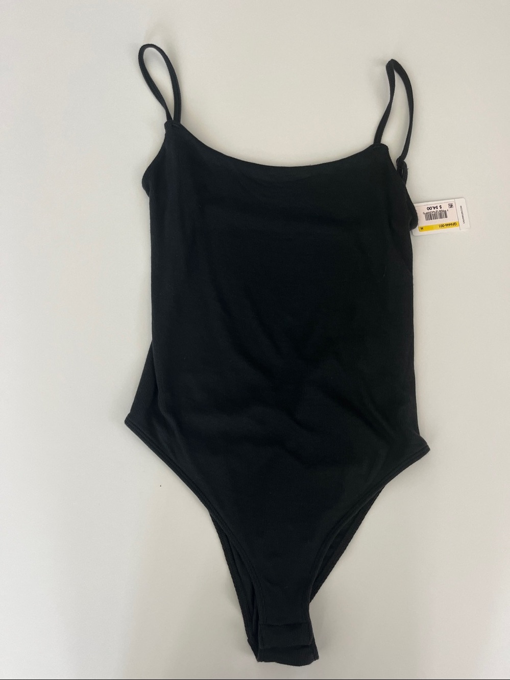 Calvin Klein Pure Ribbed Bodysuit Black Size Medium - Picture 4 of 5